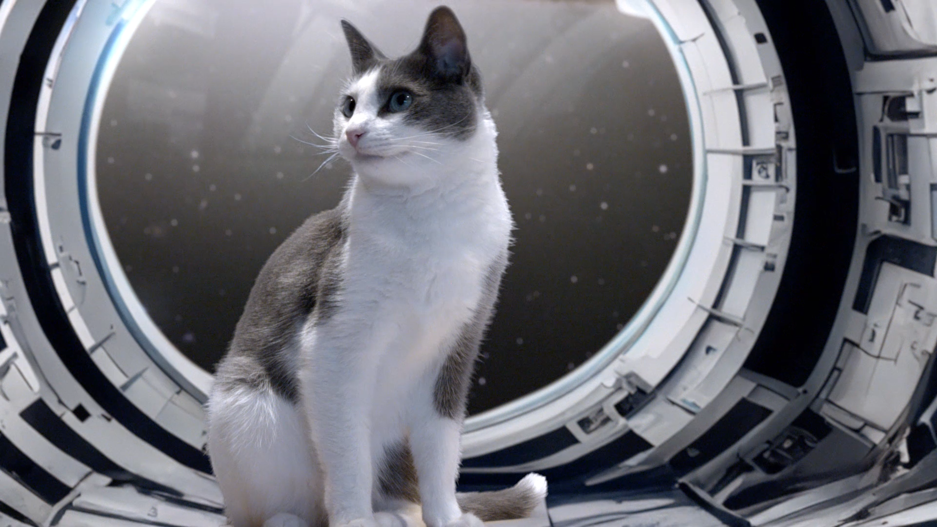 The cat in the spaceship